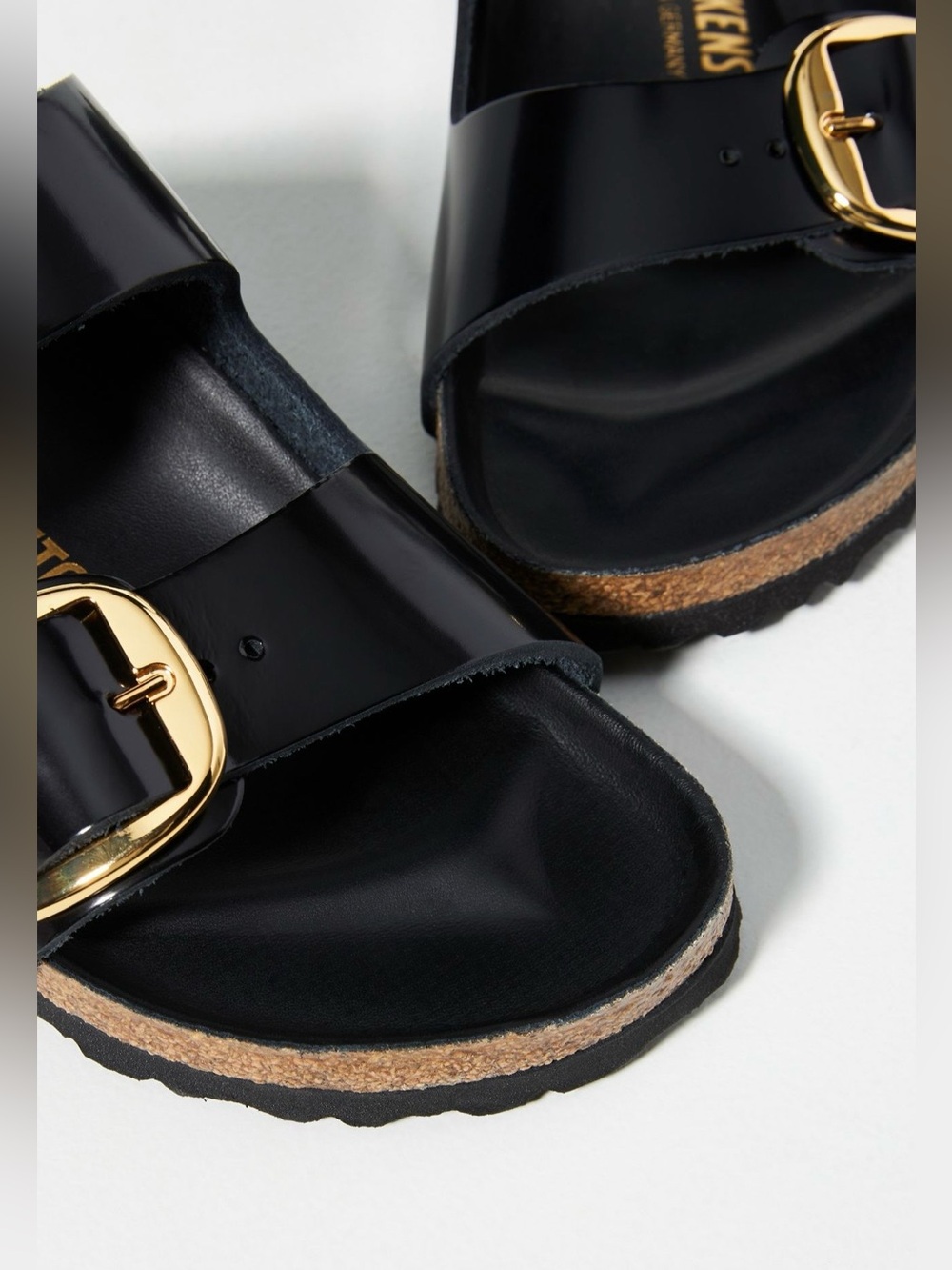 Birkenstock Arizona Big Buckle High Shine Sandals Size EU40 NEW - Picture 2 of 5